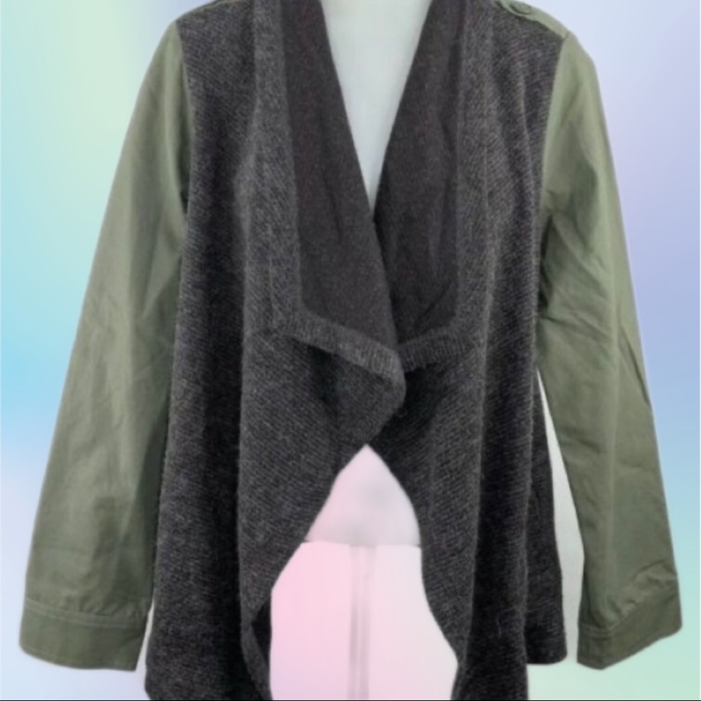 Oversized knit Utility Jacket